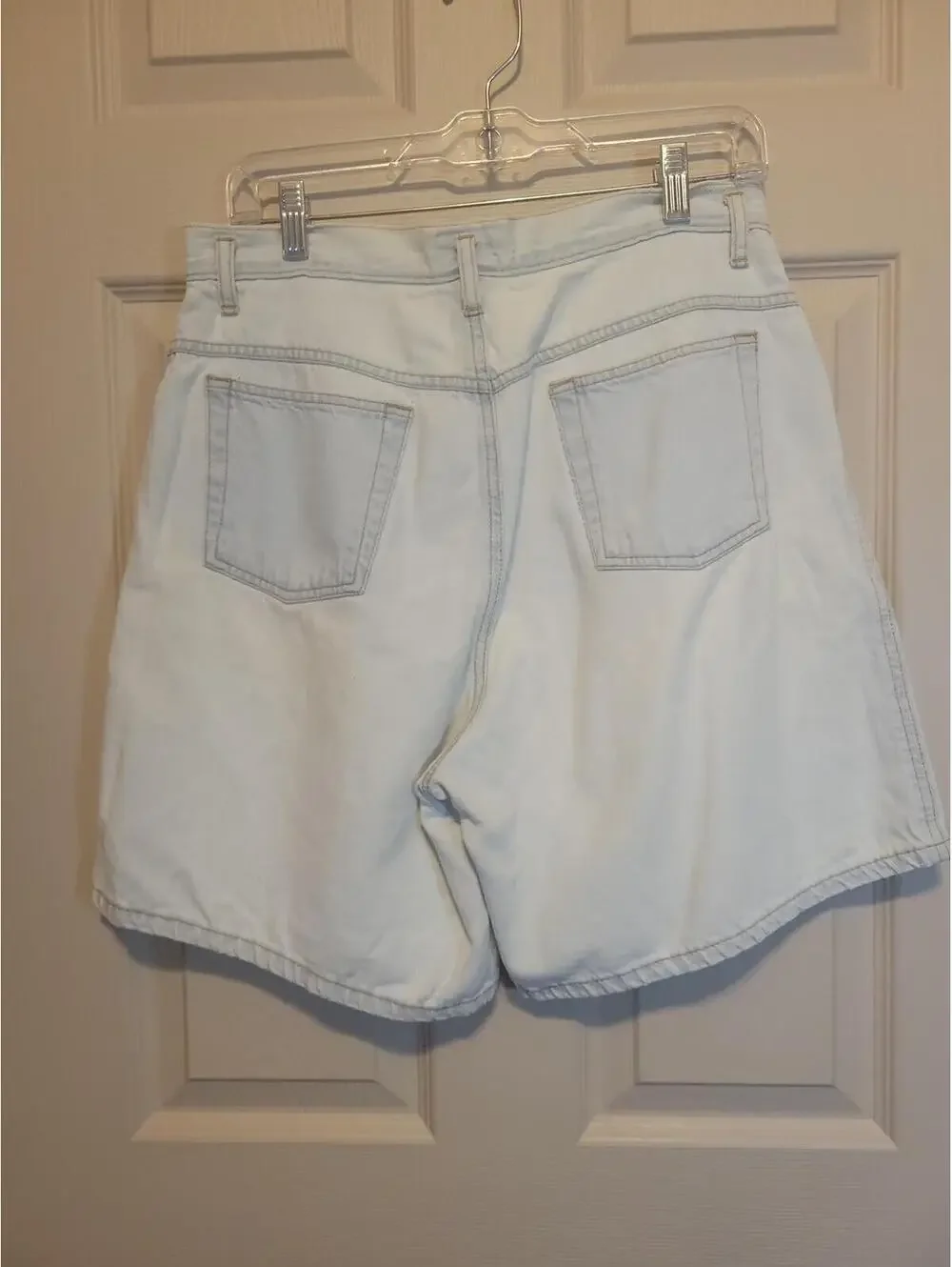 Light Wash Denim Shorts
